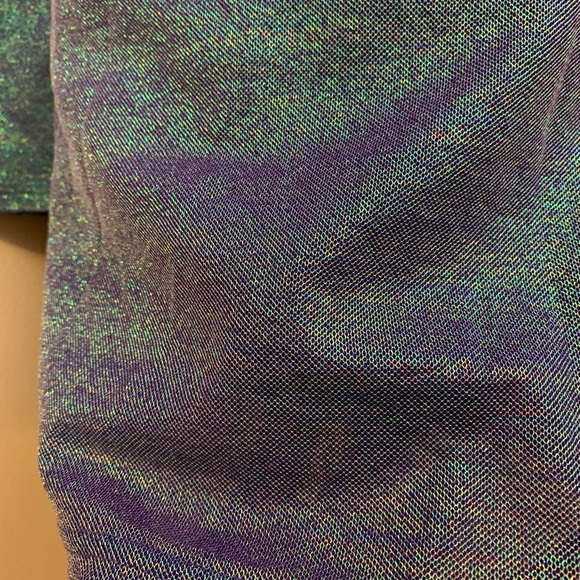 Tildon metallic mesh colorshift/mermaid vibe dress - Picture 7 of 8